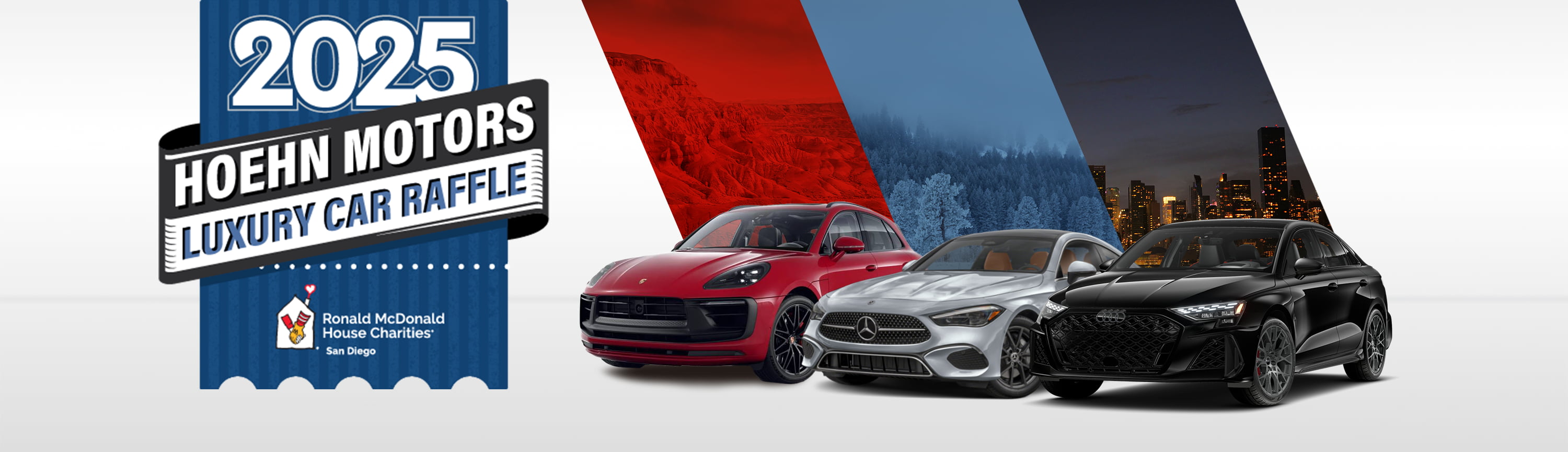 Hoehn Motors Luxury Car Raffle to benefit RMHC-SD